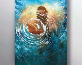 Jesus Water Painting