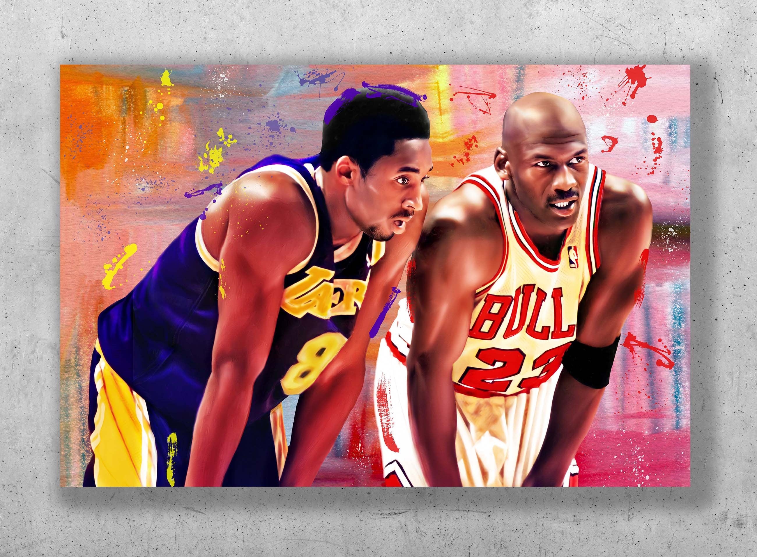 Download Two legends A look at Michael Jordan and Kobe Bryant side by  side Wallpaper  Wallpaperscom