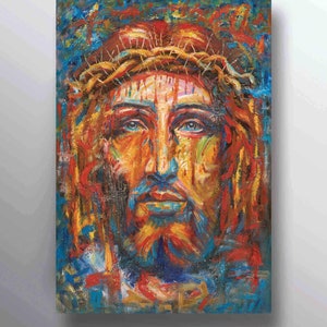 Colorful Abstract Jesus