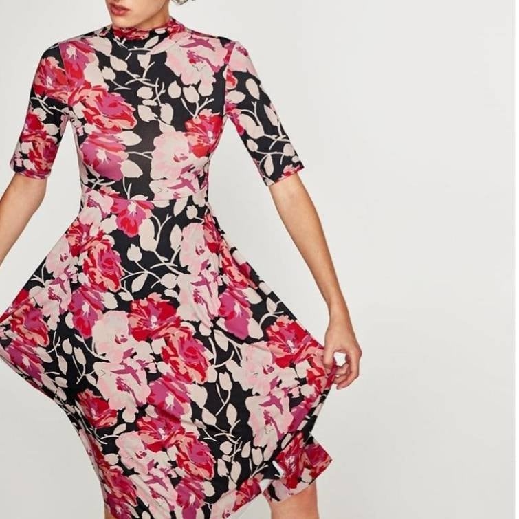 zara 60s dress