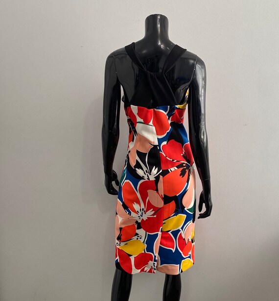 Donna Ricco 60’s Multi Colour Midi Dress Size 12 … - image 4