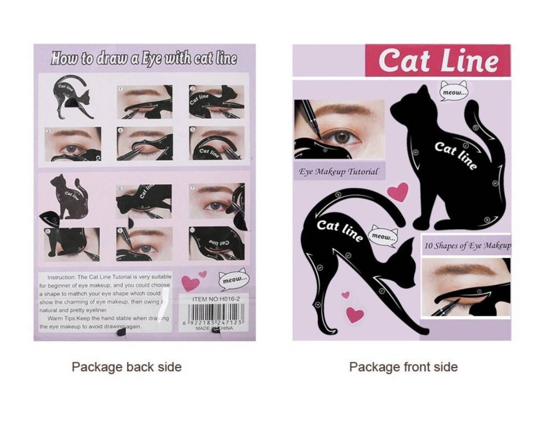 Cat Eye Stencil and Eyeshadow Tracer Etsy