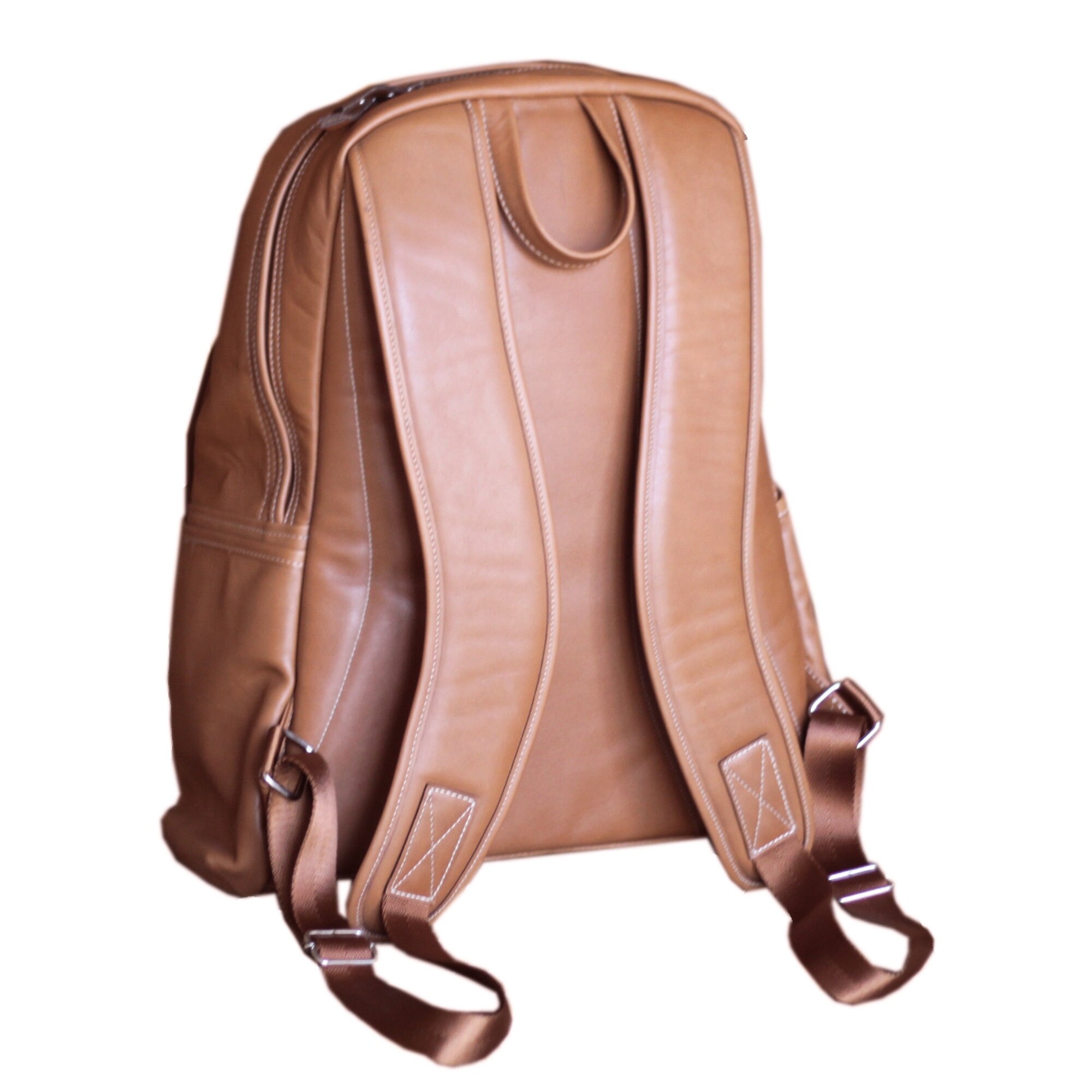 Joya Personalized Top Grain Italian Leather Backpack Tennis  display picture 3