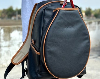 Tennis Backpack Genuine Leather Handmade