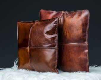 Genuine Leather Pillowcase