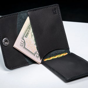 名刺入れ、黒革カードケース、カード用黒財布