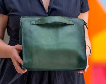 Leather Lunch Bag