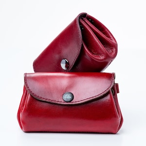 Cartera de cuero minimalista