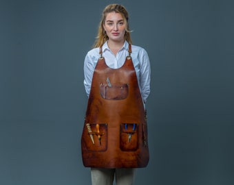 Leather apron for women, Tool apron