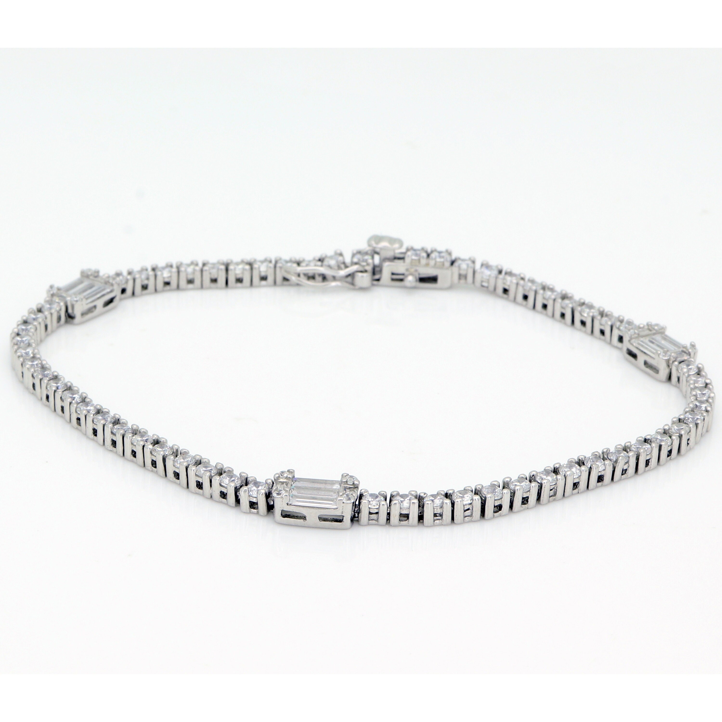 sterling silver chain bracelet womens