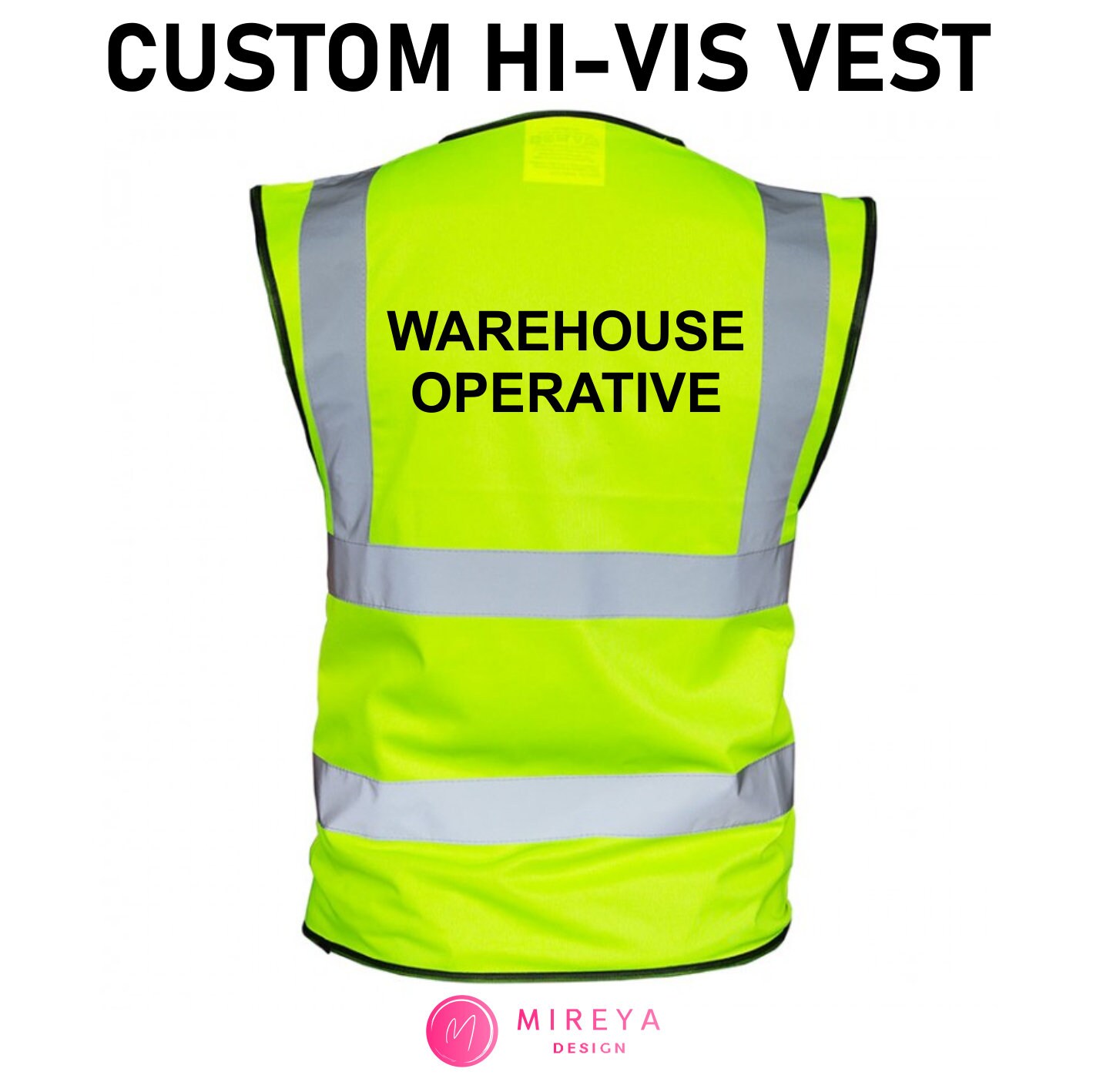 Personalised high vis best sale jackets