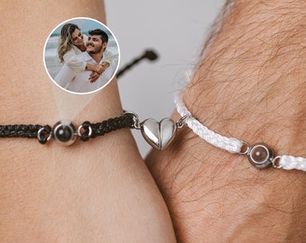 Passende Armbänder für Paare • Paararmbänder • Fernarmbänder • Fotoarmband • Projektionsarmband • Magnetarmband