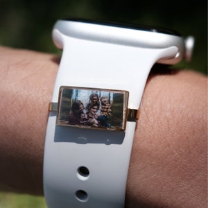 Breloques de montre Apple Breloque de bracelet de montre personnalisée Breloque de montre intelligente Accessoires de montre Cadeau personnalisé Cadeaux pour lui image 1