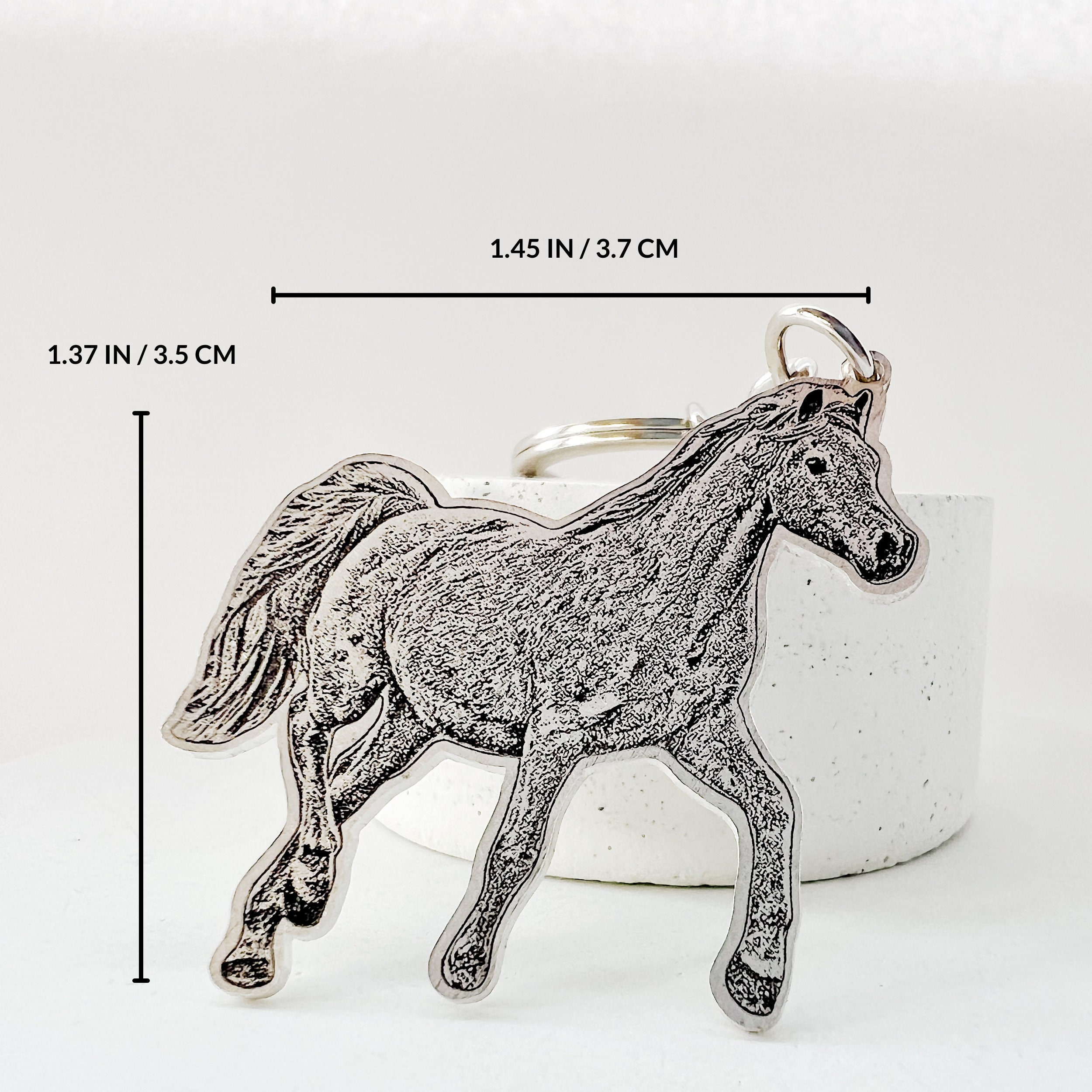 Horse photo keychain • horse lover gift • horse memorial • pet keychain • custom horse keychain • horse jewelry • christmas gift