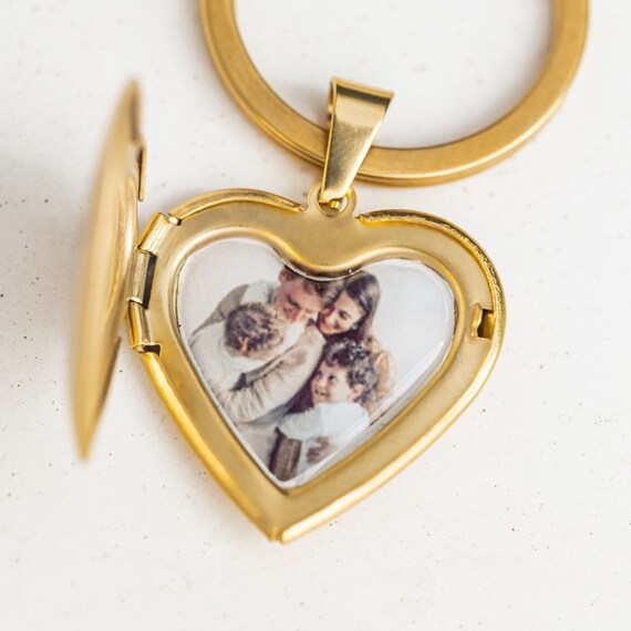 Heart keychain locket best sale