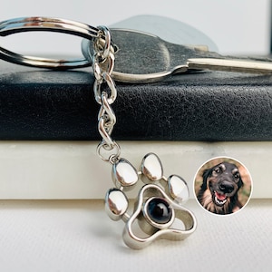 Pet keychain • Personalized photo keychain • Dog keychain • Pet memorial gift • Cat keychain • Dog picture keychain • Anniversary gift