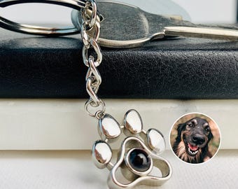 Pet keychain • Personalized photo keychain • Dog keychain • Pet memorial gift • Cat keychain • Dog picture keychain • Anniversary gift