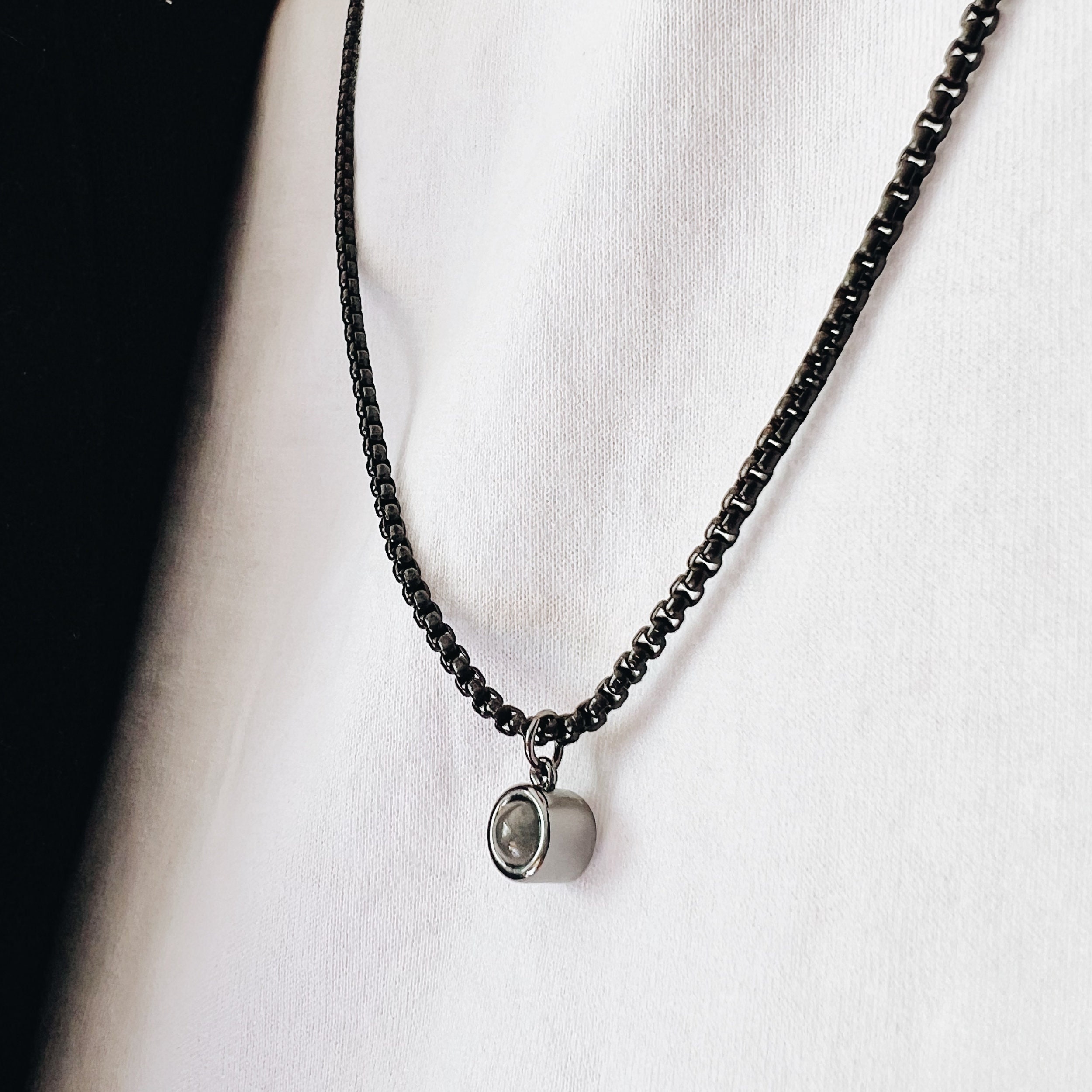 Projection necklace for him deals