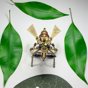 Metal Sculpture Insect Steampunk Home Decor Steampunk Mechanical Insect ...