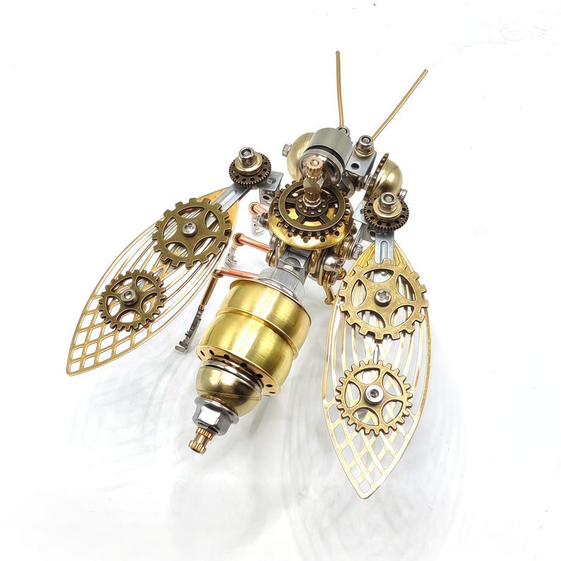 DIY Metal Assembly Kit Mechanical Puzzle for Adults,100+PCS Insect Model Christmas Gift Desktop Metal Insect Decor Creative Holiday Gift image 14