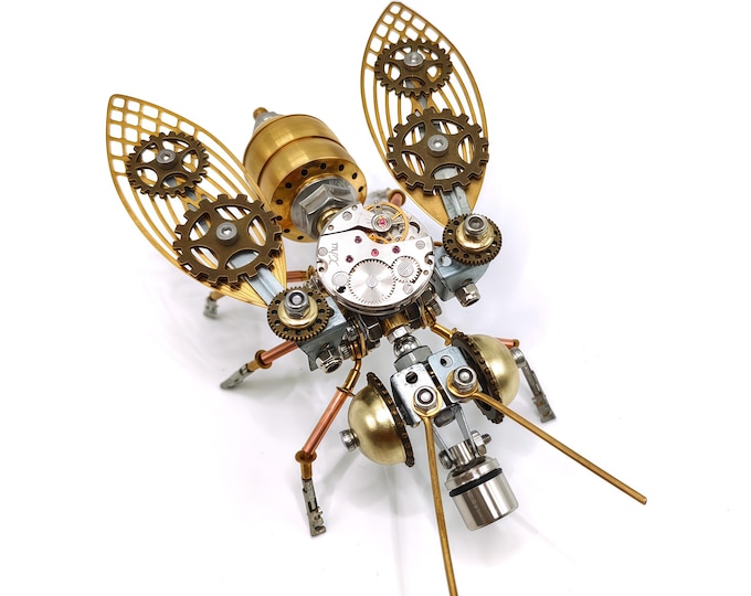 DIY Metal Assembly Kit Mechanical Puzzle for Adults,100+PCS Insect Model Christmas Gift Desktop Metal Insect Decor Creative Holiday Gift