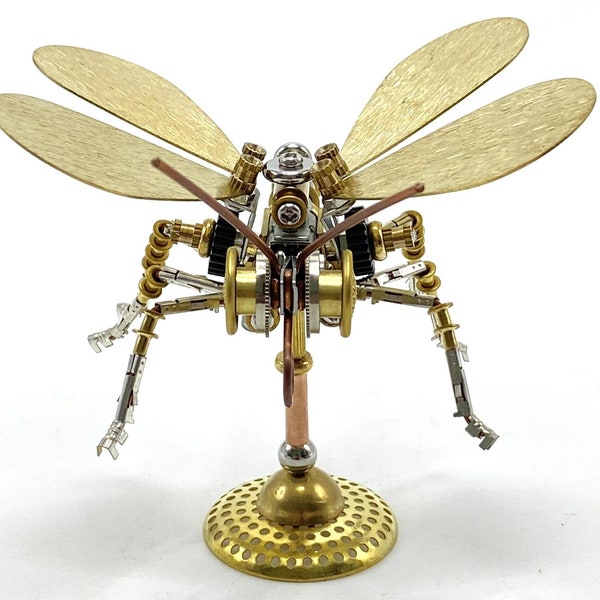 Steampunk Mechanische vlinder | Metalen vlinderinsect | Puzzelmodelset 3D DIY mechanische montage Jigsaw Crafts | Valentijnsdag cadeaus