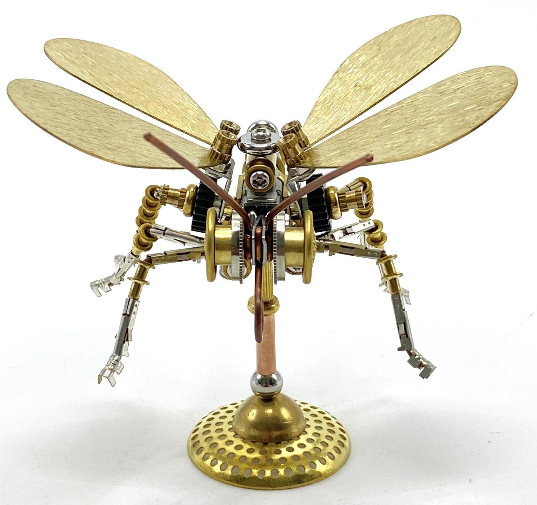 Farfalla meccanica Steampunk / Insetto farfalla in metallo / Kit modello puzzle 3D fai da te Assemblaggio meccanico Puzzle artigianato / Regali per San Valentino