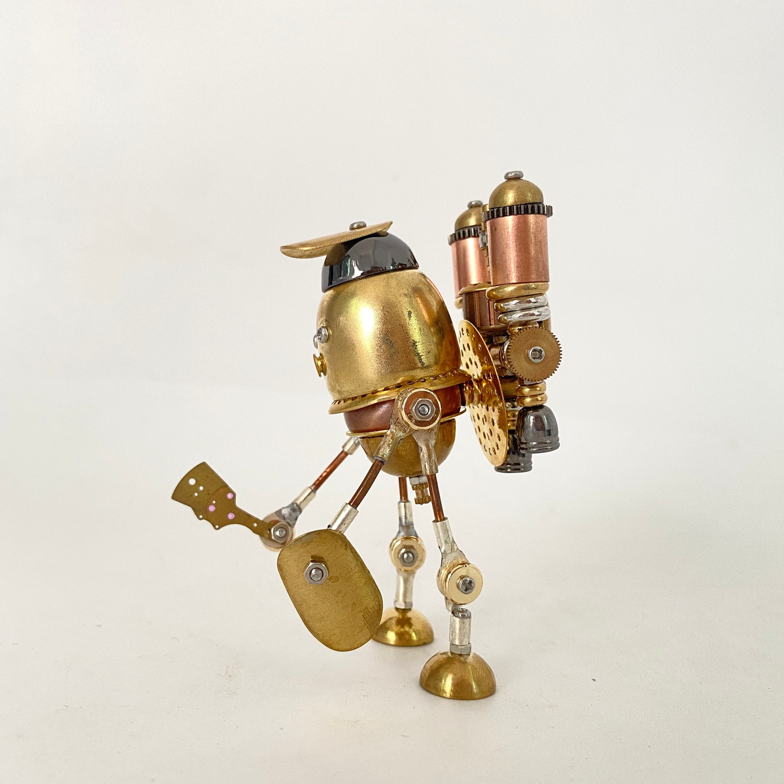 Steampunk Machine Statues Steampunk Mechanical Sculpture Handmade Creative Crafts Ornaments ...