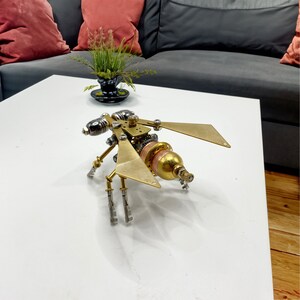 Metal Sculpture Insect Steampunk Home Decor Steampunk Mechanical Insect ...