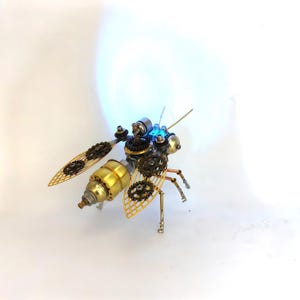 DIY Metal Assembly Kit Mechanical Puzzle for Adults,100+PCS Insect Model Christmas Gift Desktop Metal Insect Decor Creative Holiday Gift image 15
