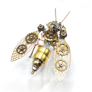 DIY Metal Assembly Kit Mechanical Puzzle for Adults,100+PCS Insect Model Christmas Gift Desktop Metal Insect Decor Creative Holiday Gift image 17