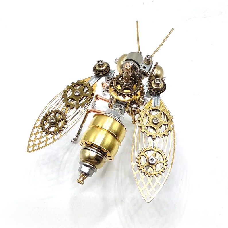DIY Metal Assembly Kit Mechanical Puzzle for Adults,100+PCS Insect Model Christmas Gift Desktop Metal Insect Decor Creative Holiday Gift image 17