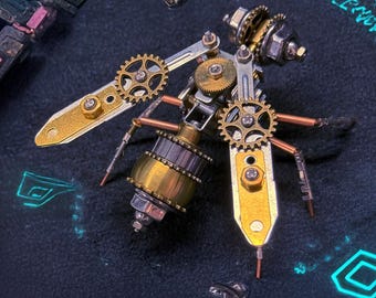 Mechanical Bee 3D Puzzle, Steampunk Bumblebee DIY Kit