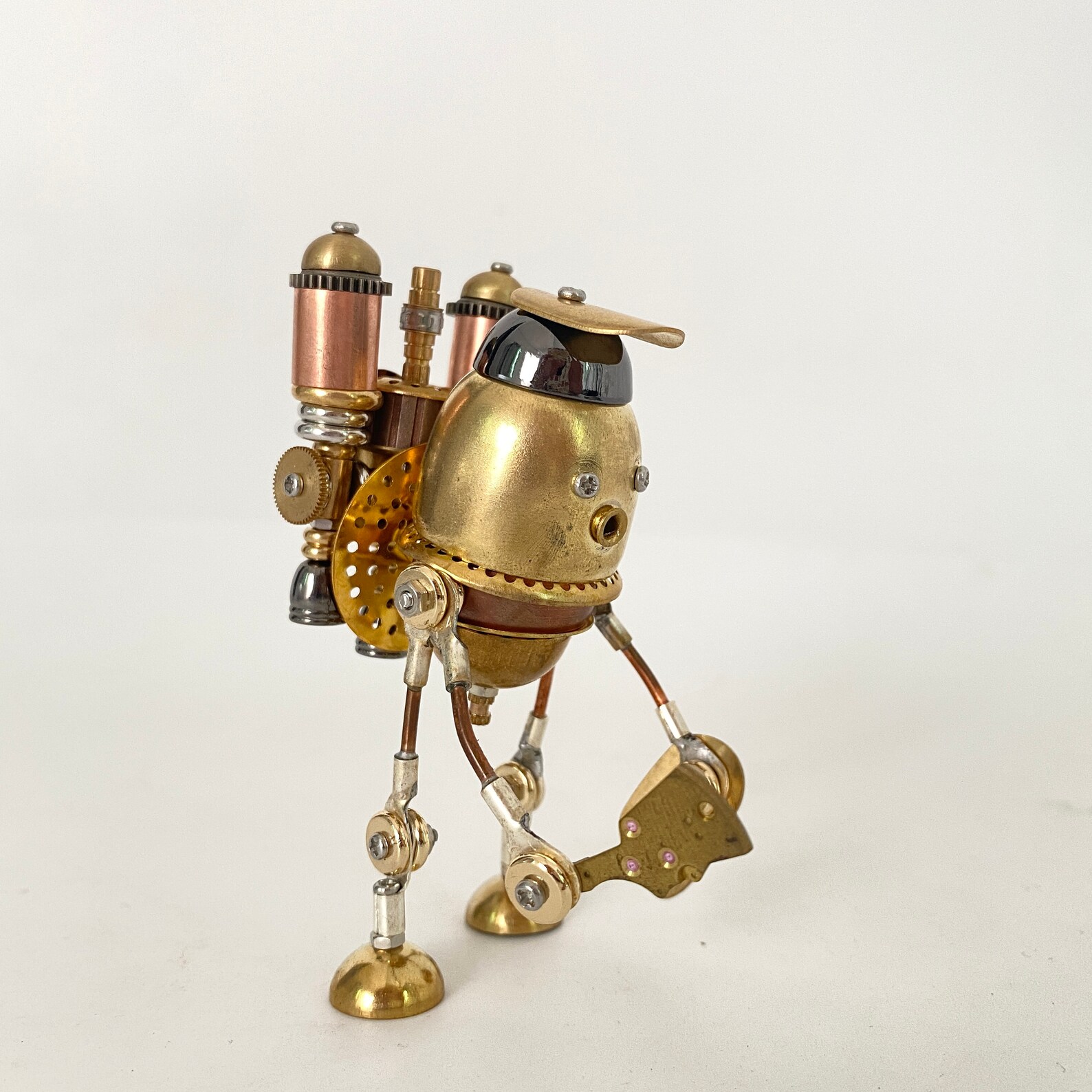 Steampunk Machine Statues Steampunk Mechanical Sculpture Handmade Creative Crafts Ornaments ...