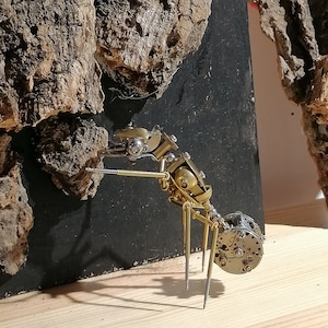 Ant Steampunk Metal Insects Iron Ornaments Ant Figurine Metal Sculpture Insect Steampunk Home Decor Steampunk Mechanical Insect