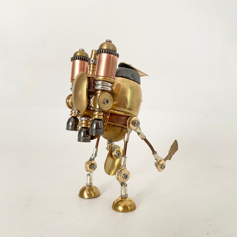 Steampunk Machine Statues Steampunk Mechanical Sculpture Handmade Creative Crafts Ornaments ...