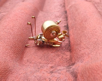 Steampunk Mechanical Insect Snail metal sculpture Insect Steampunk Home Decor Bug Sculpture Steampunk Ornament