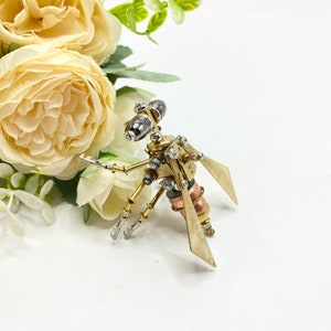 Metal Sculpture Insect Steampunk Home Decor Steampunk Mechanical Insect ...