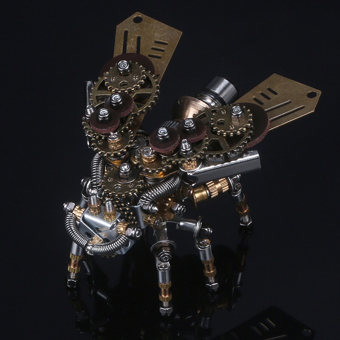 Glowworm Mechanical firefly Metal sculpture Insect figurine | Etsy