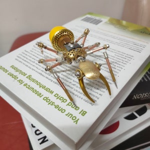 Steampunk Insect Mechanical Ant metal Sculpture Insect Ant Figurine Steampunk Home Decor Steampunk Metal Insect Steampunk Ornament