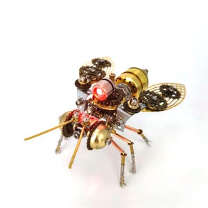 DIY Metal Assembly Kit Mechanical Puzzle for Adults,100+PCS Insect Model Christmas Gift Desktop Metal Insect Decor Creative Holiday Gift image 12