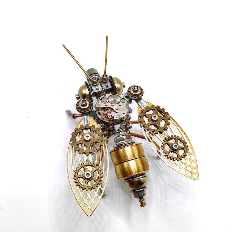 DIY Metal Assembly Kit Mechanical Puzzle for Adults,100+PCS Insect Model Christmas Gift Desktop Metal Insect Decor Creative Holiday Gift image 8