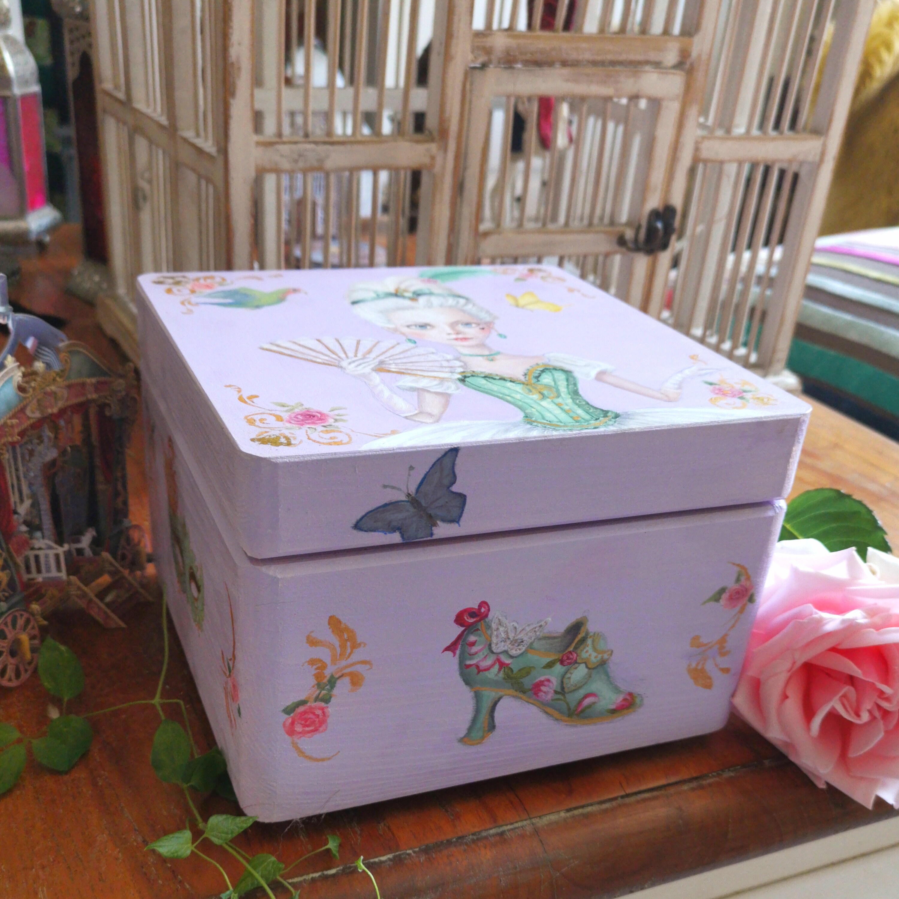 Marie Antoinette Hand Painted Jewellery Box Marie Antoinette Etsy Il Fullxfull.5072221929 Jp9d