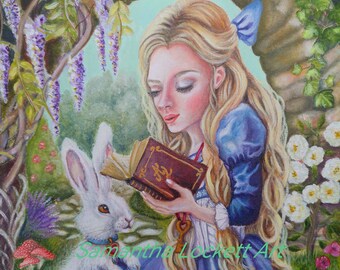 Alice in Wonderland Art Print - Etsy UK