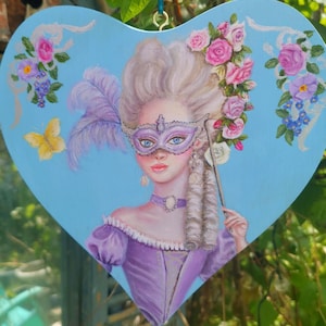 Marie Antoinette Painting, Marie Antoinette Original Painting, Marie Antoinette Decor, Rococo Home Decor Marie Antoinette Art  CUSTOM ORDER