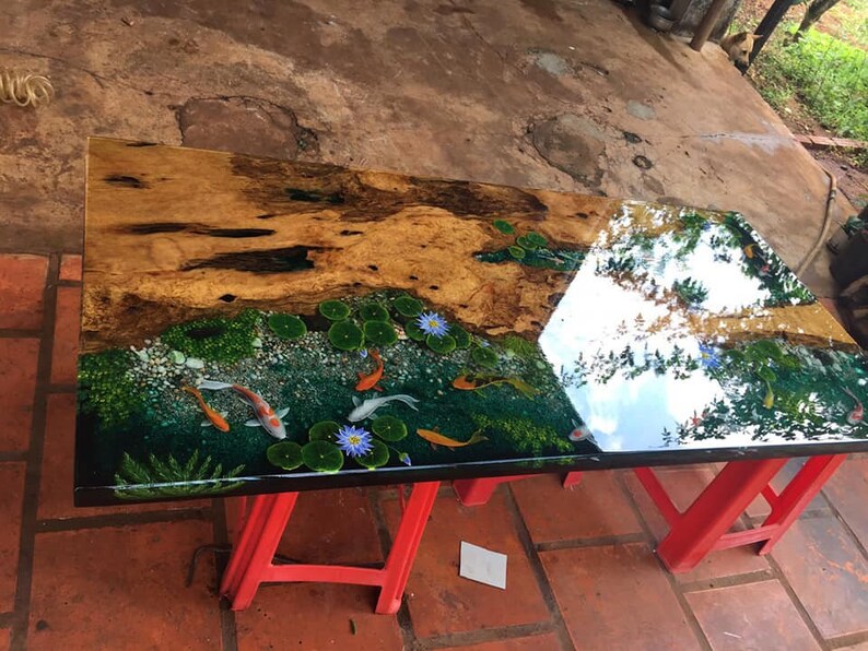 The 5 Best Epoxy Resin Koi Pond Table Top Reviews of All Time 3