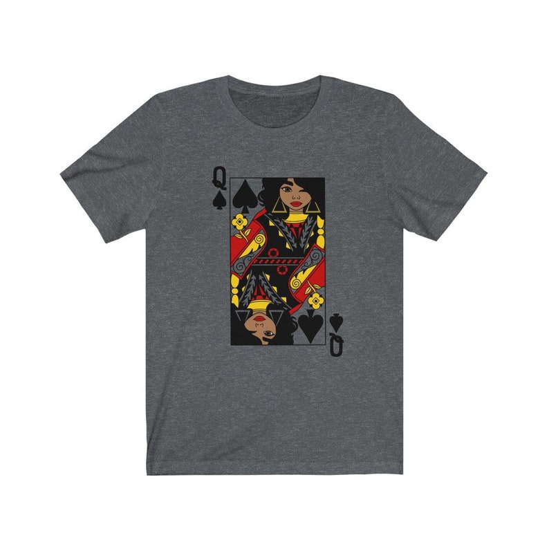 Queen of Spades Womens Tee Bella Canvas 3001 Etsy