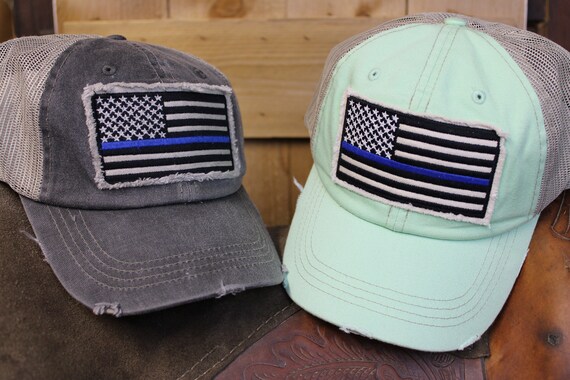 Blue Baseball Cap / Gifts for Women 