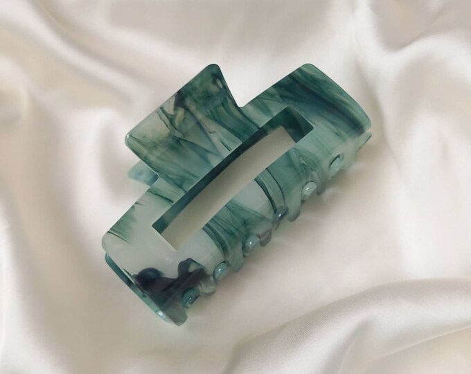 Green Hair Clamp Hair Clip, Green Hair Accessories, Green Hair Claw