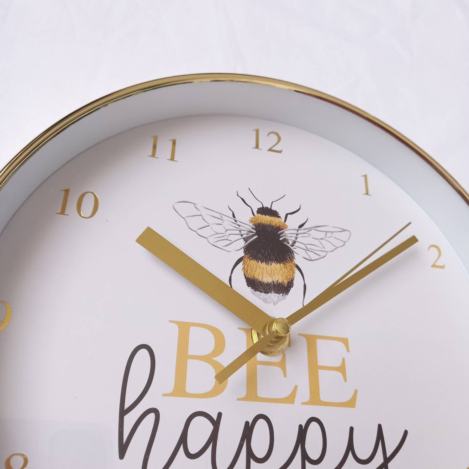Small Bumble Bee Wall Clock Bumble Bee Design Cute Clock Etsy